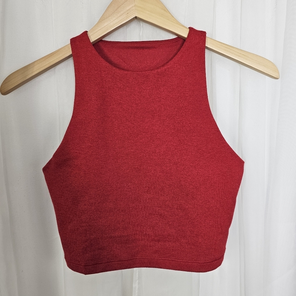 Old Navy Red Cloud Comfy High-Neck Longline Sports Bra XS